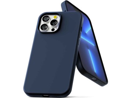 Ochranný kryt pro iPhone 13 Pro MAX - Mercury, Silicone Navy