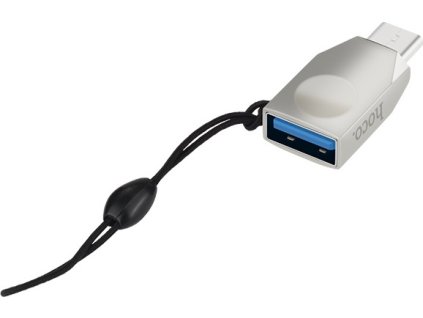 Hoco Redukce USB-C to USB-A - Hoco, UA9 Silver