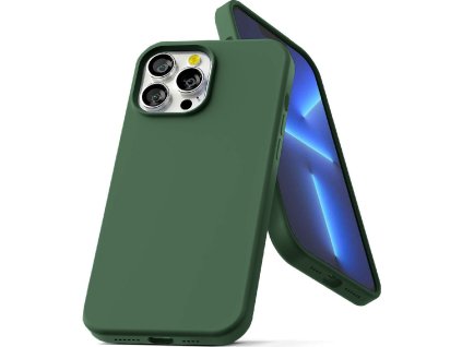 Ochranný kryt pro iPhone 13 Pro MAX - Mercury, Silicone Green