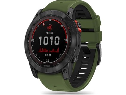 Tech-Protect Řemínek pro Garmin Fenix 3 / 5X / 3HR / 5X PLUS / 6X / 6X PRO / 7X - Tech-Protect, Iconband Pro Green/Black