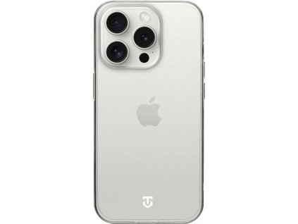 Ochranný kryt na iPhone 15 Pro - Tactical, TPU Transparent