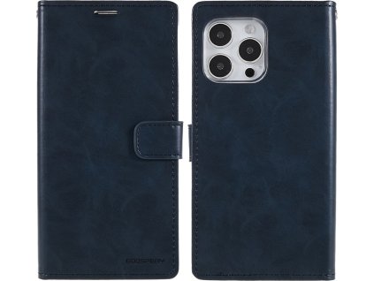 Mercury Ochranné pouzdro pro iPhone 14 Pro - Mercury, Bluemoon Diary Navy
