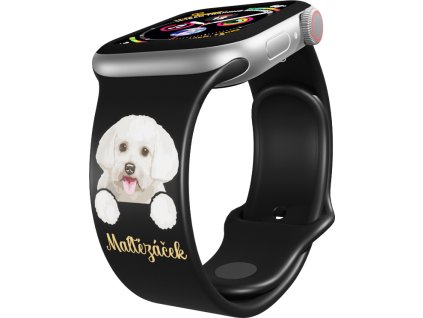 Apple watch řemínek Maltézský psík