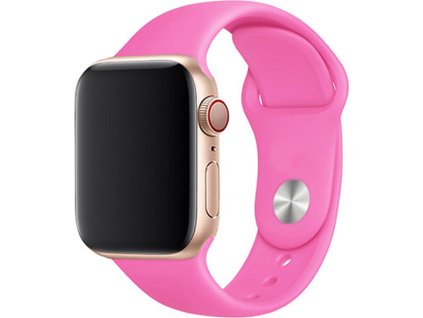 Jednobarevný řemínek pro Apple Watch - Barbie (Velikost 38/40/41mm, Obvod S-M (menší až střední obvod zápěstí), Barva Barbie)