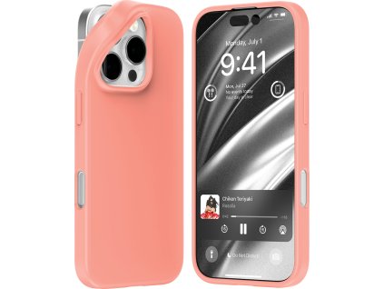 Ochranný kryt na iPhone 16 Pro - Mercury, Soft Feeling Pink
