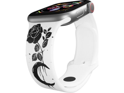 Apple watch řemínek Černá růže