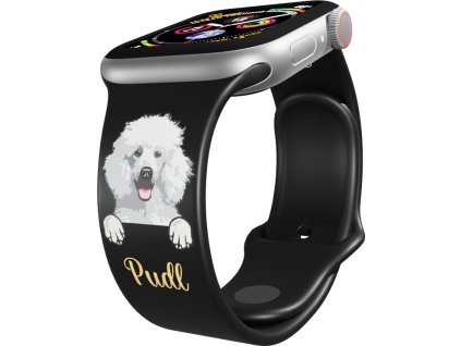Apple watch řemínek Pudl (Rozměr 38/40/41mm, barva pásku černá)