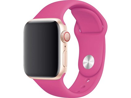 Jednobarevný řemínek pro Apple Watch - Dragon Fruit (Velikost 38/40/41mm, Obvod S-M (menší až střední obvod zápěstí), Barva Dragon fruit)