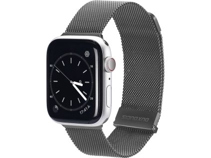 Řemínek pro Apple Watch 38mm / 40mm / 41mm / 42mm - DuxDucis, Milanese Gungrey