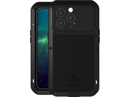 Ochranný kryt pro iPhone 13 Pro MAX - LOVE MEI, Powerful Black
