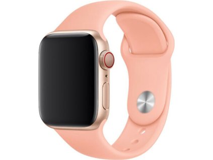 Jednobarevný řemínek pro Apple Watch - Grapefruit (Velikost 38/40/41mm, Obvod S-M (menší až střední obvod zápěstí), Barva Grapefruit)