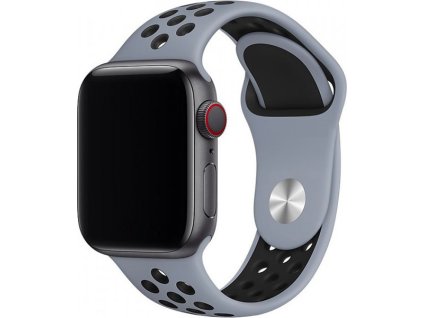 Sportovní řemínek na Apple Watch - Šedý (Velikost 38/40/41mm, Obvod S-M (menší až střední obvod zápěstí), Barva Fog)