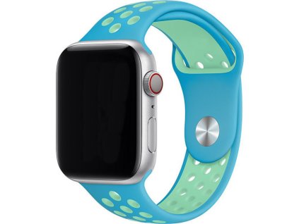 Sportovní řemínek na Apple Watch - Tyrkysový (Velikost 38/40/41mm, Obvod S-M (menší až střední obvod zápěstí), Barva Tyrkysová)