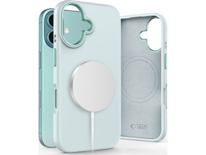 Tech-Protect Ochranný kryt na iPhone 16 - Tech-Protect, Pure MagSafe Sky Blue