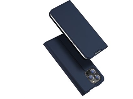 Knížkové pouzdro pro iPhone 14 Pro MAX - DuxDucis, SkinPro Blue
