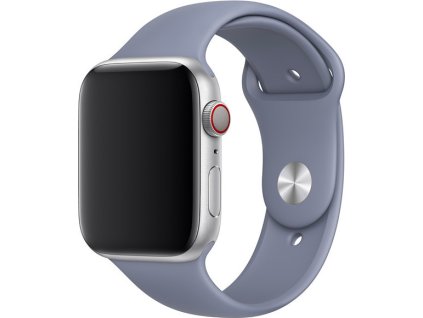 Jednobarevný řemínek pro Apple Watch - Levandulově-šedý (Velikost 38/40/41mm, Obvod S-M (menší až střední obvod zápěstí), Barva Midnight Blue)
