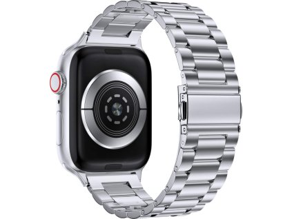 Celokovový řemínek pro Apple Watch 42/44/45/46/49mm (Barevná varianta Černá)