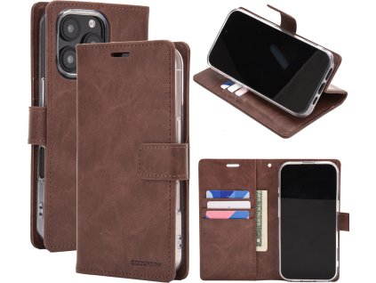 Mercury Ochranné pouzdro na iPhone 16 Pro MAX - Mercury, Bluemoon Diary Brown