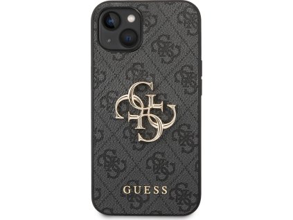 Guess Ochranný kryt pro iPhone 14 - Guess, 4G Logo Back Gray GUHCP14S4GMGGR