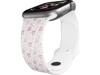 Apple watch řemínek Bršlice růžová (Rozměr 38/40/41mm)