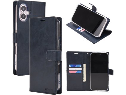 Mercury Ochranné pouzdro na iPhone 16 PLUS - Mercury, Bluemoon Diary Navy
