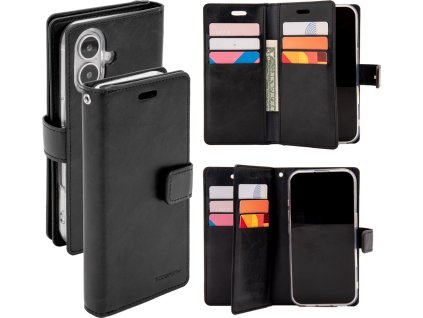 Mercury Ochranné pouzdro na iPhone 16 - Mercury, Mansoor Diary Black