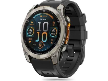 Tech-Protect Řemínek pro Garmin Fenix 5X / 5X PLUS / 6X / 6X PRO / 7X / 8 (51mm) - Tech-Protect, Silicone Black