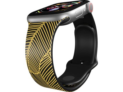 Apple watch řemínek Zlaté listy (Rozměr 38/40/41mm)