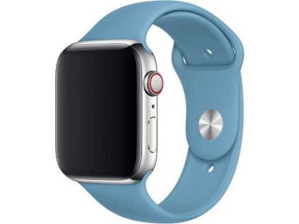 Jednobarevný řemínek pro Apple Watch - Severně modrý (Velikost 38/40/41mm, Obvod S-M (menší až střední obvod zápěstí), Barva Modrá)