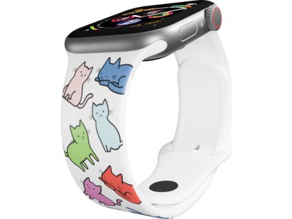 Apple watch řemínek Kočičí svět (Rozměr 38/40/41mm)