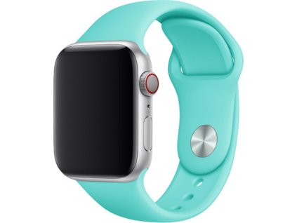 Jednobarevný řemínek pro Apple Watch - Tyrkysový (Velikost 38/40/41mm, Obvod S-M (menší až střední obvod zápěstí), Barva Tyrkysová)