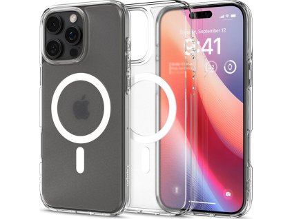 Spigen Ochranný kryt na iPhone 16 Pro MAX - Spigen, Ultra Hybrid MagSafe Frost Clear