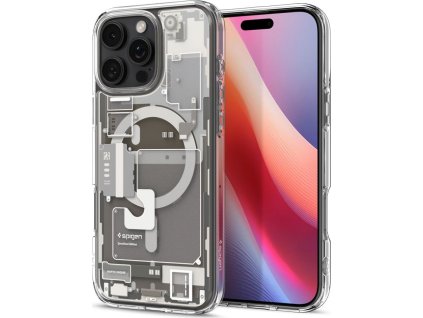 Spigen Ochranný kryt na iPhone 16 Pro - Spigen, Ultra Hybrid MagSafe Zero One Natural Titanium