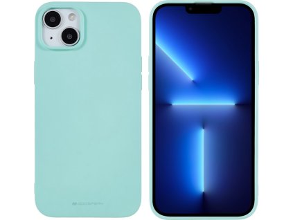 Ochranný kryt pro iPhone 14 PLUS - Mercury, Soft Feeling Mint