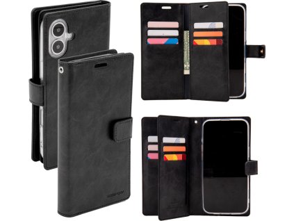 Mercury Ochranné pouzdro na iPhone 16 PLUS - Mercury, Mansoor Diary Black