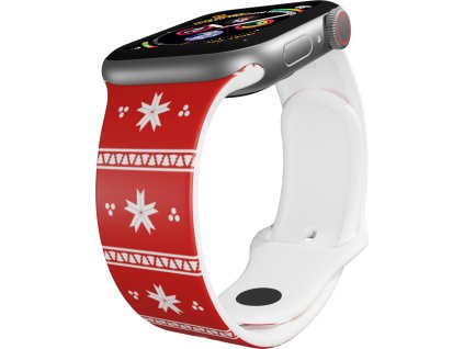 Apple watch řemínek Vánoční motiv (Rozměr 38/40/41mm)