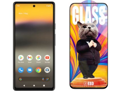 3D Ochranné tvrzené sklo na Google Pixel 6 - Mr. Cat ESD