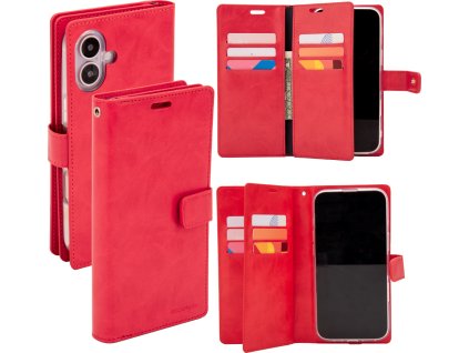 Mercury Ochranné pouzdro na iPhone 16 PLUS - Mercury, Mansoor Diary Red