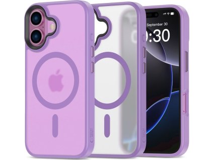 Tech-Protect Ochranný kryt na iPhone 16 - Tech-Protect, Magmat MagSafe Matte Mauve