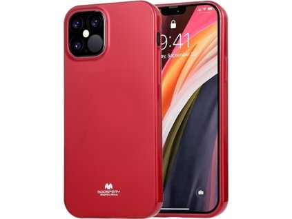 Mercury Ochranný kryt pro iPhone 12 Pro MAX - Mercury, Jelly Red