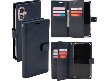 Mercury Ochranné pouzdro na iPhone 16 PLUS - Mercury, Mansoor Diary Navy