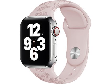 Letní řemínek pro Apple Watch - Růžová slunečnice (Velikost 38/40/41mm, Barva Růžová, Obvod M-L (střední až větší obvod zápěstí))