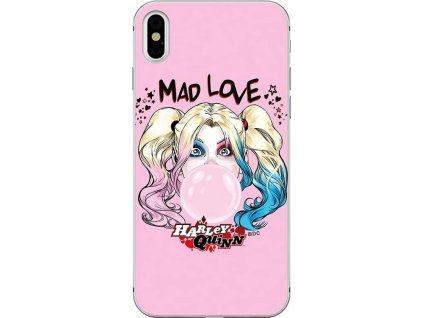 Ert Ochranný kryt pro iPhone XS / X - DC, Harley Quinn 001 Pink WPCHARLEY678