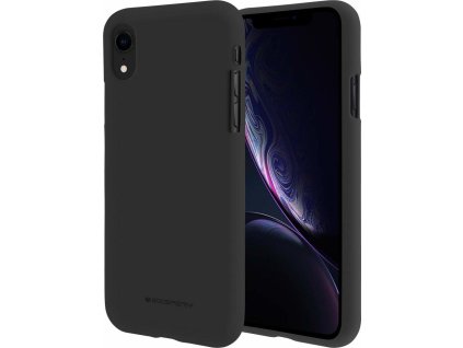 Ochranný kryt pro iPhone XR - Mercury, Soft Feeling Black