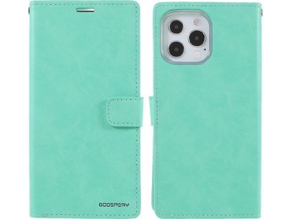 Ochranné pouzdro pro iPhone 13 Pro - Mercury, Bluemoon Diary Mint