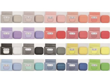 Jednobarevný obal pro AirPods 3 (Barva Black)