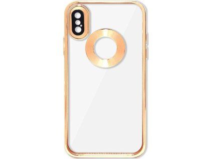 Stylový obal na iPhone - Gold (Model iPhone Xr)
