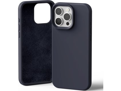 Ochranný kryt na iPhone 16 Pro MAX - Mercury, Silicone Navy