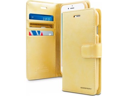 Mercury Pouzdro na iPhone 11 Pro - Mercury, Bluemoon Diary GOLD