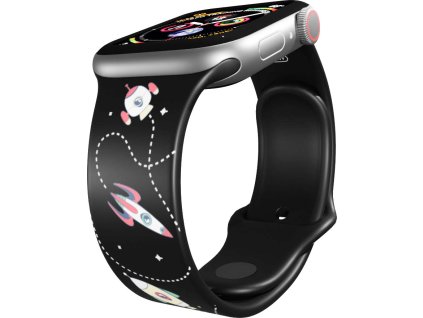 Apple watch řemínek Raketky (Rozměr 38/40/41mm)
